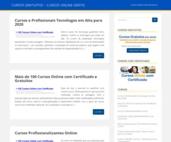 Cursogratisonline.com.br(CURSOS GRATUITOS) Screenshot