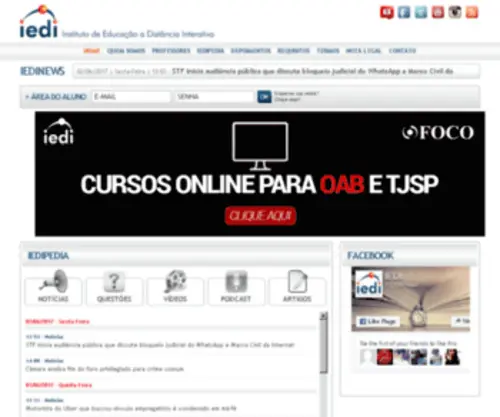 Cursoiedi.com.br(Cursoiedi) Screenshot