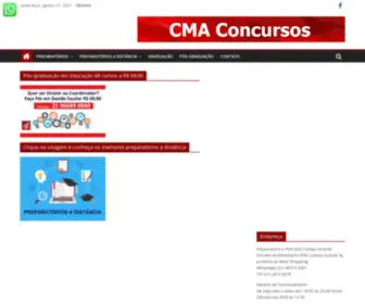 Cursomagisterio.com.br(CMA Concursos) Screenshot