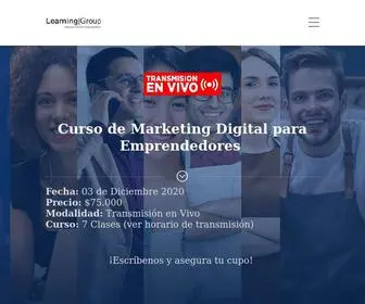 Cursomarketingdigital.cl(Curso de Marketing Digital) Screenshot