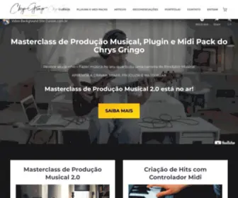 Curson.com.br(Curso de home estúdio e curso profissionalizante de produção musical online) Screenshot