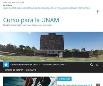 Cursoparalaunam.com(Página de inicio) Screenshot