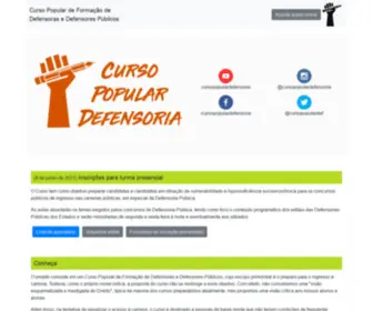 Cursopopulardefensoria.com.br(Curso Popular Defensoria) Screenshot