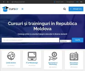 Cursor.md(Catalog online de cursuri în Republica Moldova) Screenshot