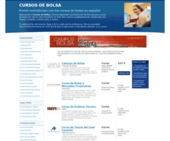 Cursos-DE-Bolsa.es(Cursos de Bolsa para aprender a invertir en Bolsa) Screenshot