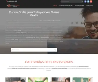 Cursos-Gratis-Online.com(CURSOS GRATIS ONLINE para Trabajadores y Empresas) Screenshot