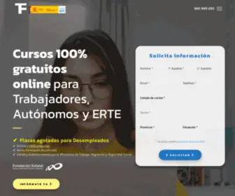 Cursos-Gratuitos-Trabajadores.es(Cursos gratis para trabajadores) Screenshot