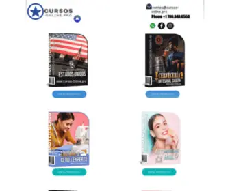 Cursos-Online.pro(/Estados Unidos) Screenshot