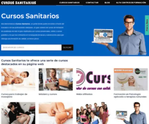 Cursos-Sanitarios.es(Cursos sanitarios) Screenshot