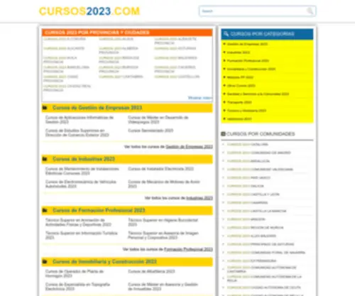 Cursos2018.com(Cursos 2018) Screenshot