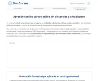 Cursosadistancia.info(Cursos a distancia y cursos online) Screenshot