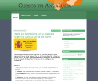 Cursosandalucia.com(Cursos) Screenshot