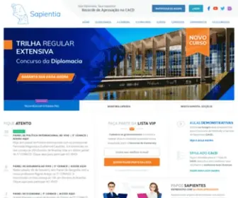 Cursosapientia.com.br(Line para o Concurso de Diplomata (CACD)) Screenshot