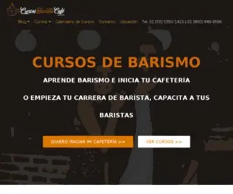 Cursosbaristacafe.com.mx(Cursos de Barista y Barismo) Screenshot