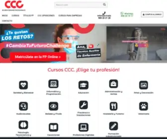 Cursosccc.com(Cursos CCC) Screenshot