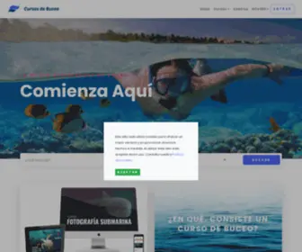 Cursosdebuceo.com(Cursos de Buceo) Screenshot