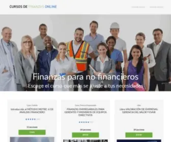 Cursosdefinanzasonline.com(Cursos de Finanzas Online) Screenshot