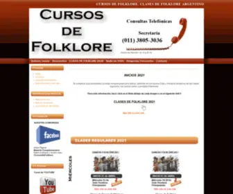 Cursosdefolklore.com.ar(Cursosdefolklore) Screenshot