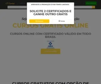Cursosdeformacao.com.br(Cursos de Formação) Screenshot