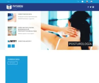 Cursosdekinesiologia.com(Physioedu Cursos Online para Profesionales de la Salud) Screenshot