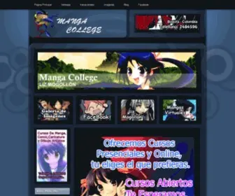 Cursosdemanga.com(Academia Manga College) Screenshot