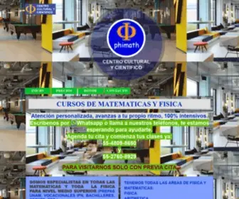Cursosdematematicas.mx(Cursos de matematicas) Screenshot
