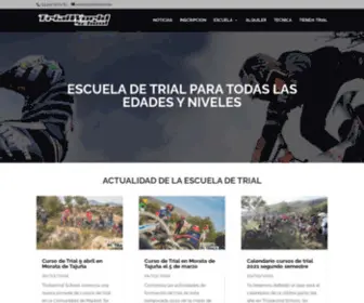 Cursosdetrial.com(Escuela de Trial en moto) Screenshot