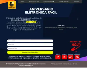 Cursoseletronicafacil.com.br(CURSOS ELETRÔNICA FÁCIL) Screenshot