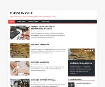 Cursosenchile.site(Cursosenchile site) Screenshot
