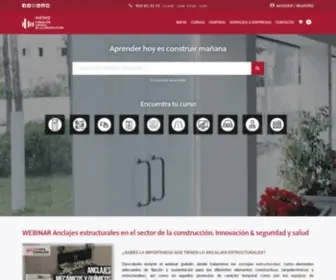 Cursosenconstruccion.com(Portal de cursos Fundación Laboral de la construcción) Screenshot