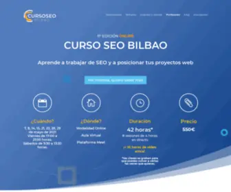 Cursoseobilbao.es(Curso SEO Bilbao) Screenshot