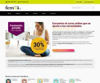 CursosfemXa.es(Cursos gratuitos para trabajadores y desempleados) Screenshot