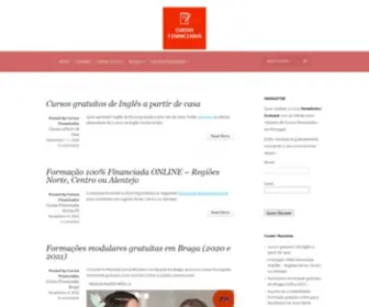 Cursosfinanciados.pt(Cursos Financiados 2021) Screenshot