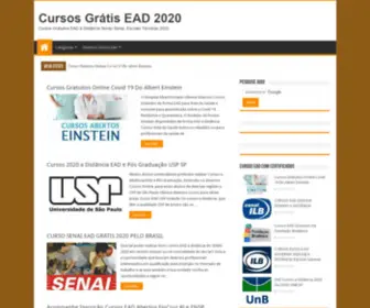 Cursosgratisead.com(Pos graduação a distancia usp) Screenshot