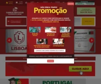 Cursosgratuitosdeformacaoonline.com(CURSOS) Screenshot