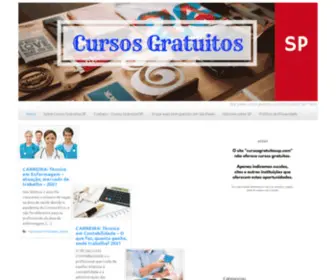 Cursosgratuitossp.com(Site) Screenshot