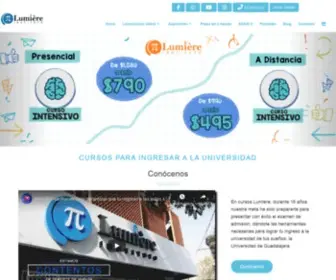Cursoslumiere.com(Cursos Lumiere) Screenshot