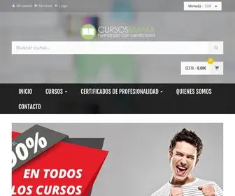 Cursosmania.es(Cursos Manía) Screenshot