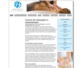 Cursosmassagem.com.br(Cursos de massagem e cursos de massoterapia na Escola Bergqvist) Screenshot