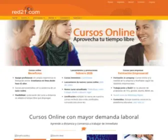 Cursosonline21.com(Cursos online de Programación) Screenshot