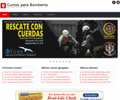 Cursosparabomberos.com(Cursos para Bomberos) Screenshot