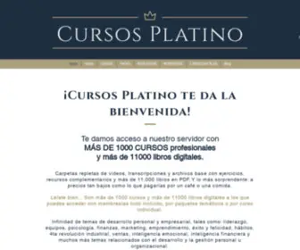 Cursosplatino.com(Cursos Platino) Screenshot