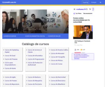 Cursosrd.com.do(▷ Cursos de formación gratis) Screenshot