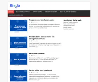 Cursosrioja.com(Cursos y ayudas para latam) Screenshot