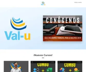 Cursosval-U.com(Val-u) Screenshot