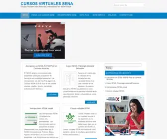 Cursosvirtualessena.net(CURSOS VIRTUALES SENA) Screenshot