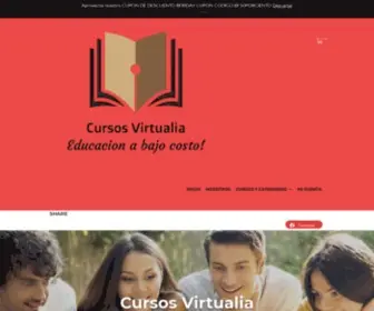 Cursosvirtualia.com(Cursos Virtualia) Screenshot