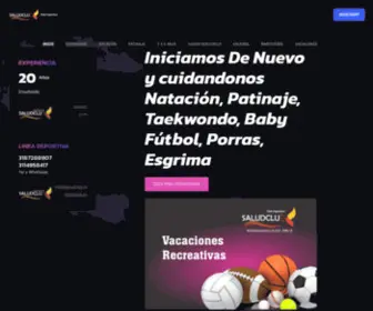 Cursosyclases.com(Academia Escuela Deportiva cursos clases Patinaje Natacion Tkd Futbol Voleibol) Screenshot