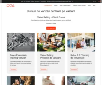 Cursuri-DE-Vanzari.ro(Cursuri de vanzari centrate pe valoare de la Axioma) Screenshot