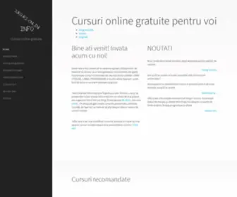 Cursuri-Online.info(Cursuri online gratuite) Screenshot